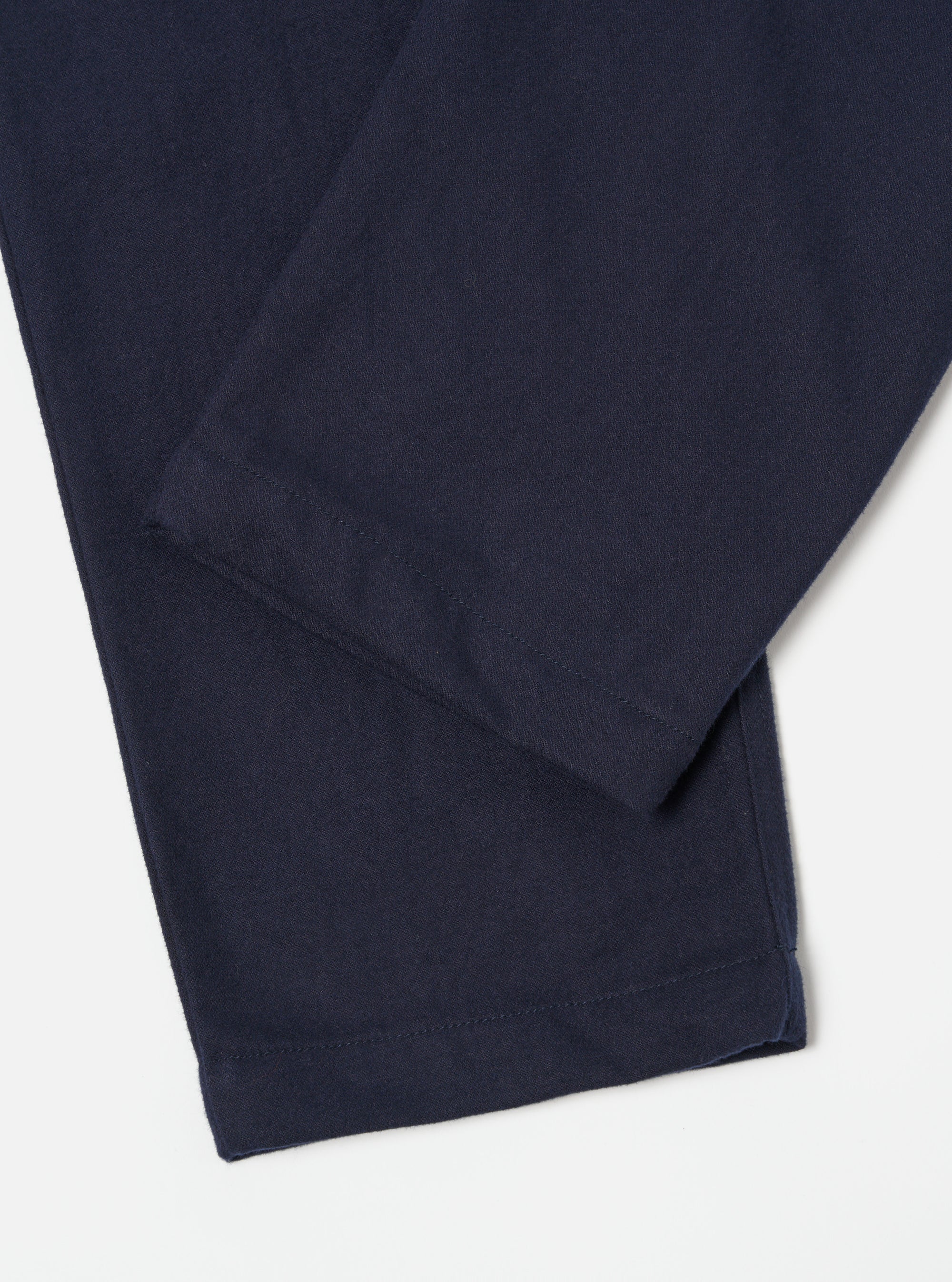Military Chino in Brushed Navy Moleskin