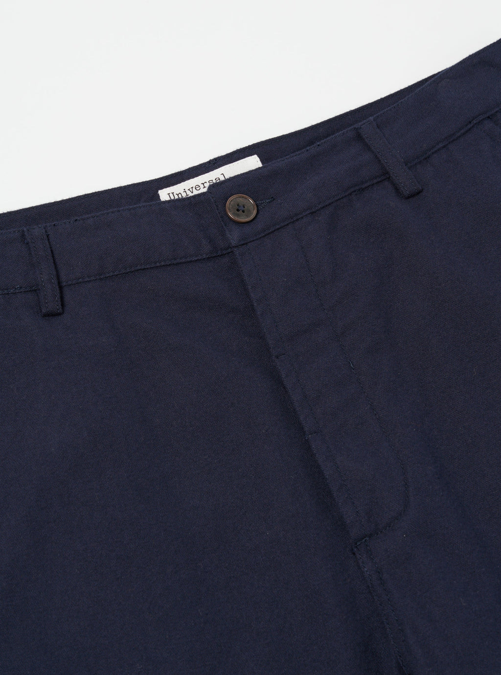 Military Chino in Brushed Navy Moleskin