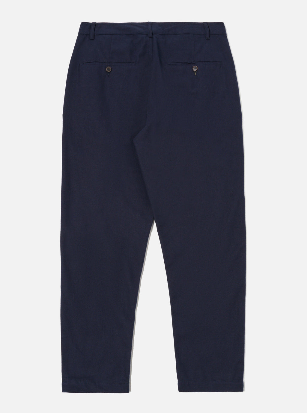 Military Chino in Brushed Navy Moleskin