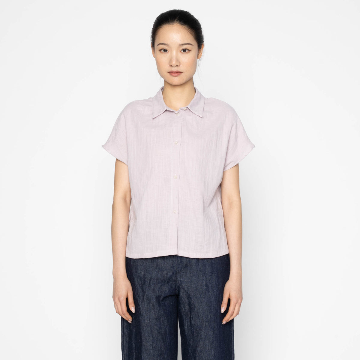 Billie in Lavender Double Weave Gauze