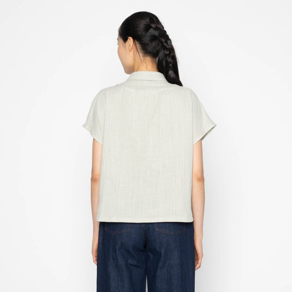 Billie in Mint Double Weave Gauze