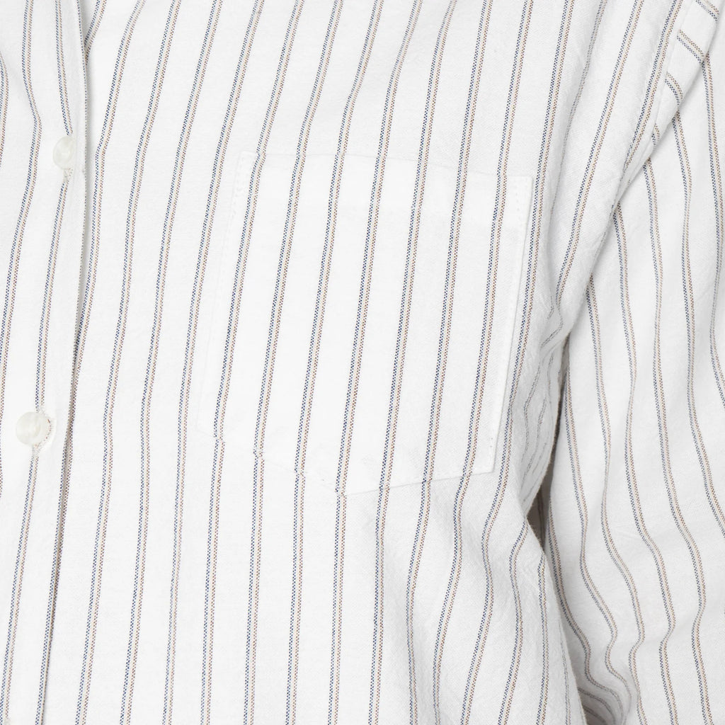 Judy in Cotton Yarn Dyed Oxford White