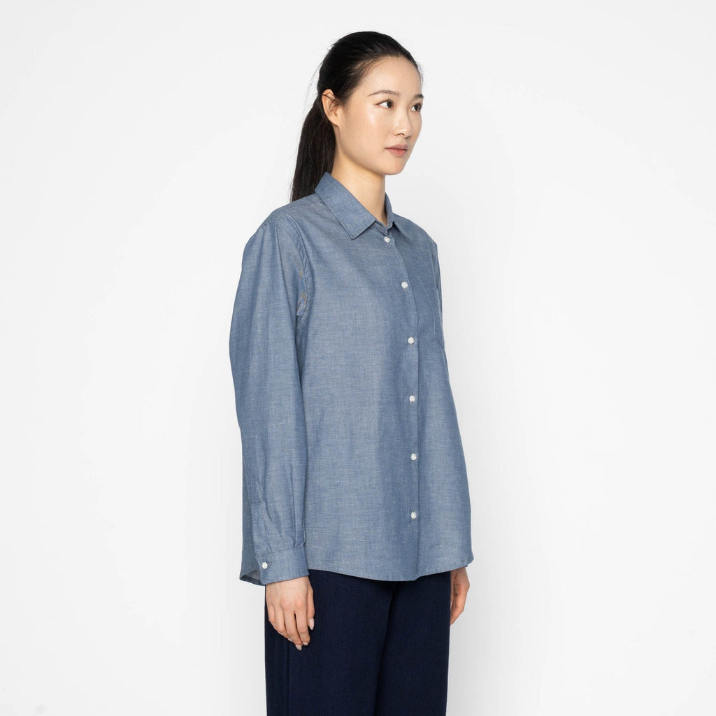 Judy in Chambray with Multicolor Nep