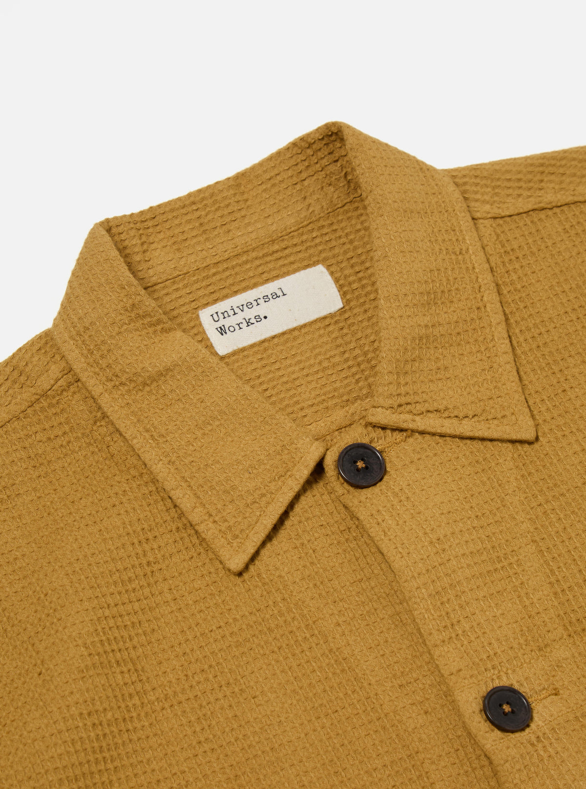 Tech Overshirt in Camel Nippon Waffle