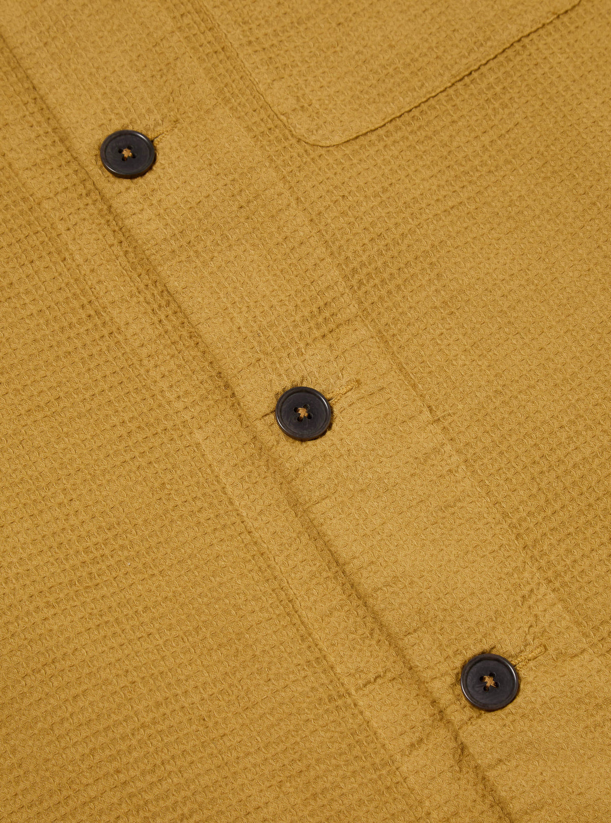 Tech Overshirt in Camel Nippon Waffle