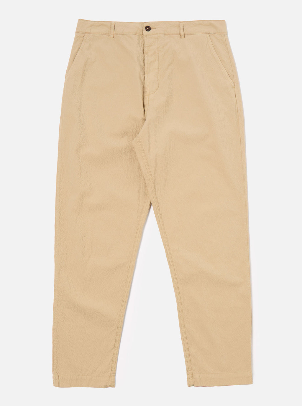 #PH-P312534 Universal Works Military Chino in Sand Seersucker