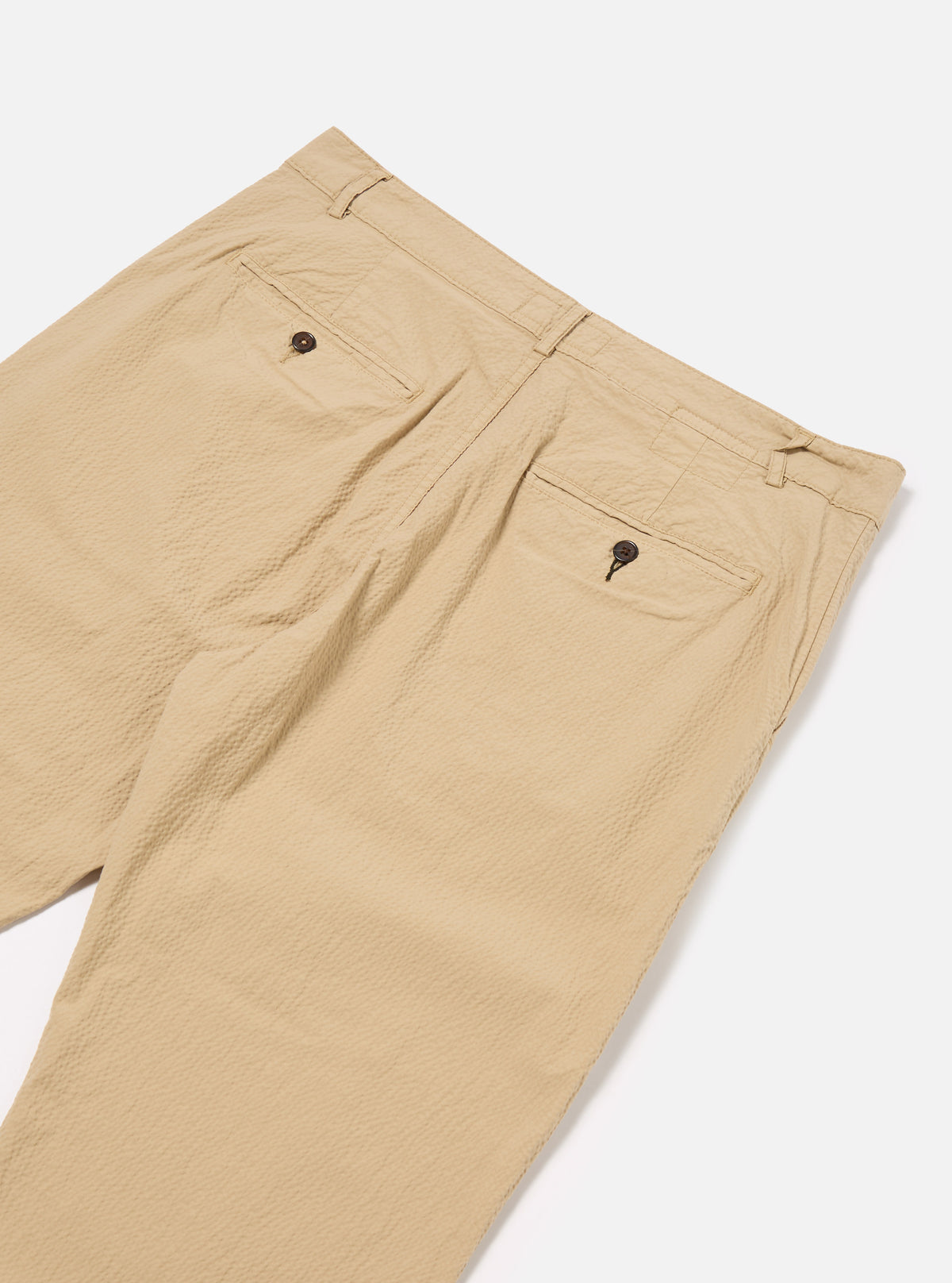 Military Chino in Seersucker II Sand