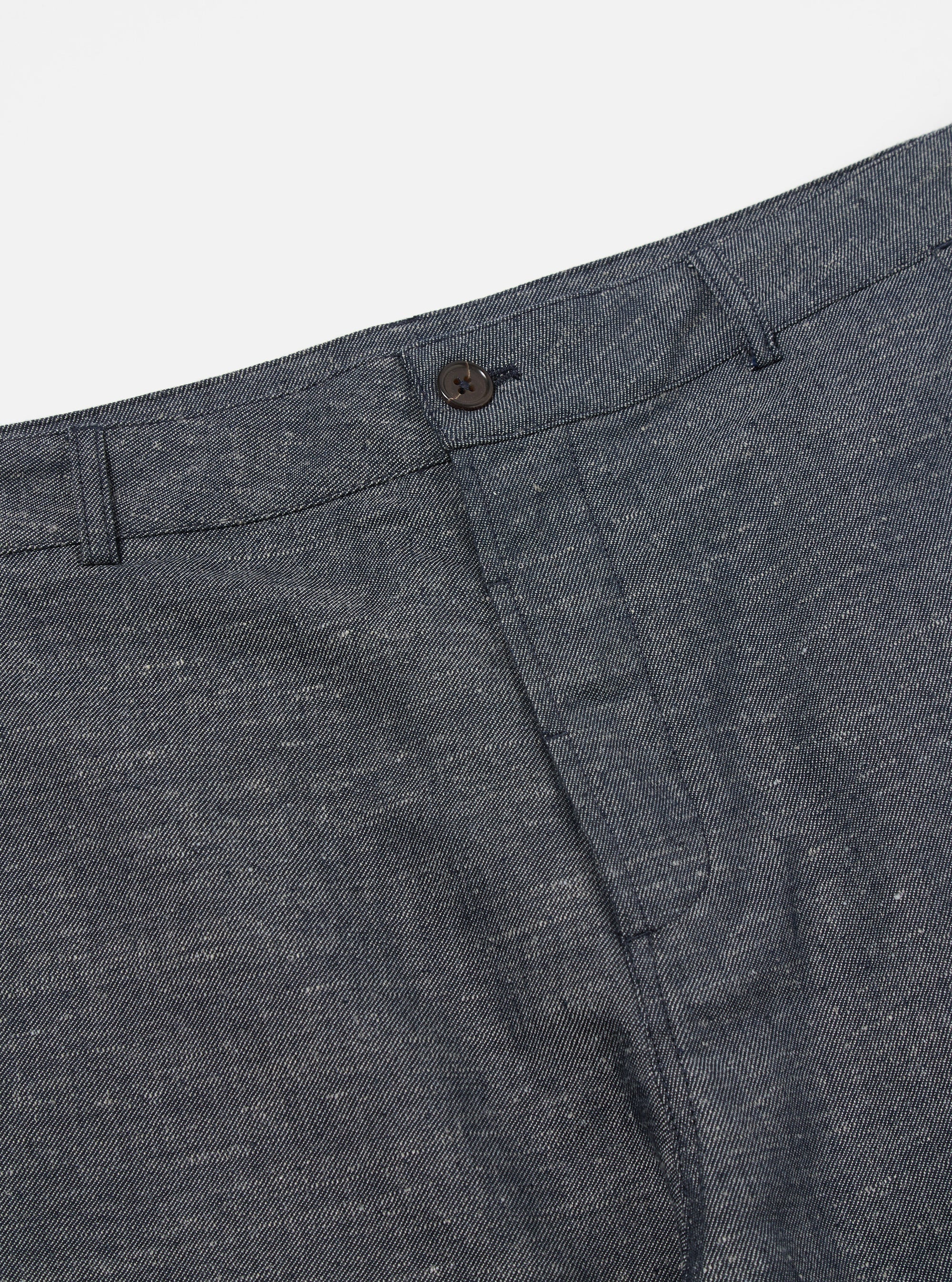 Military Chino in Lord Cotton Linen Denim