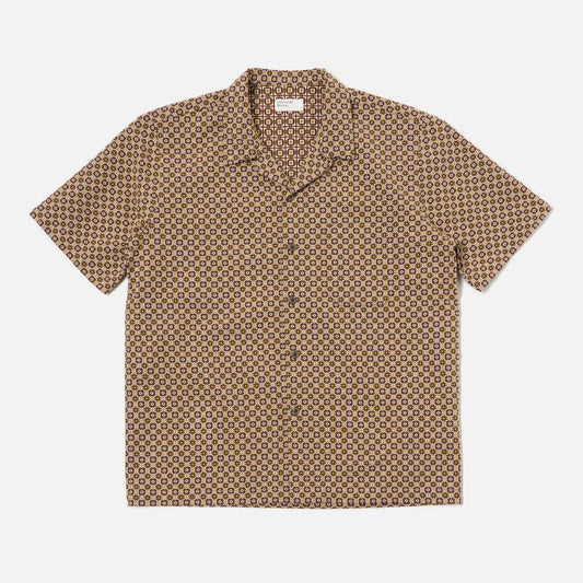 Road Shirt in Brown Tile