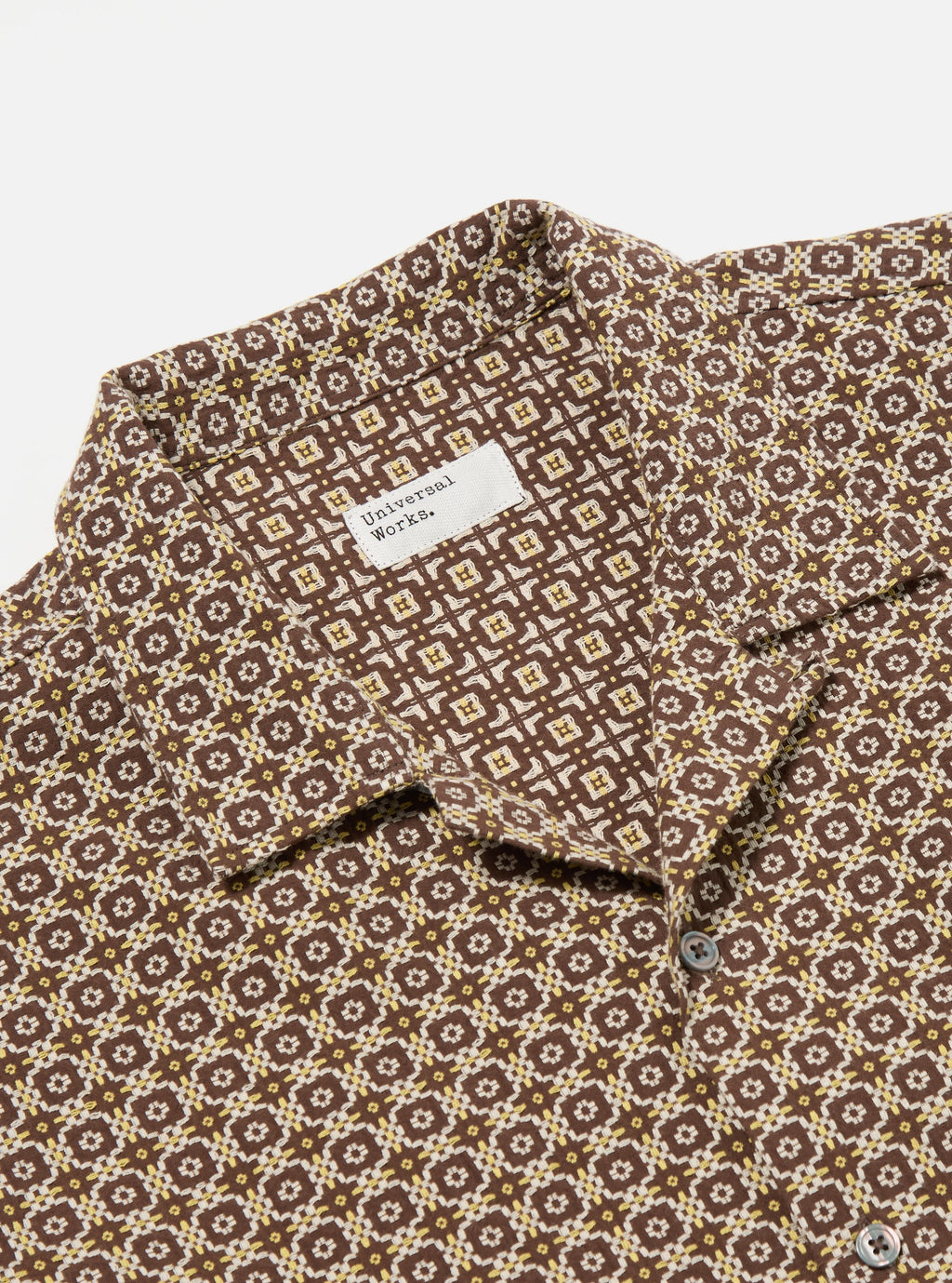 Road Shirt in Brown Tile