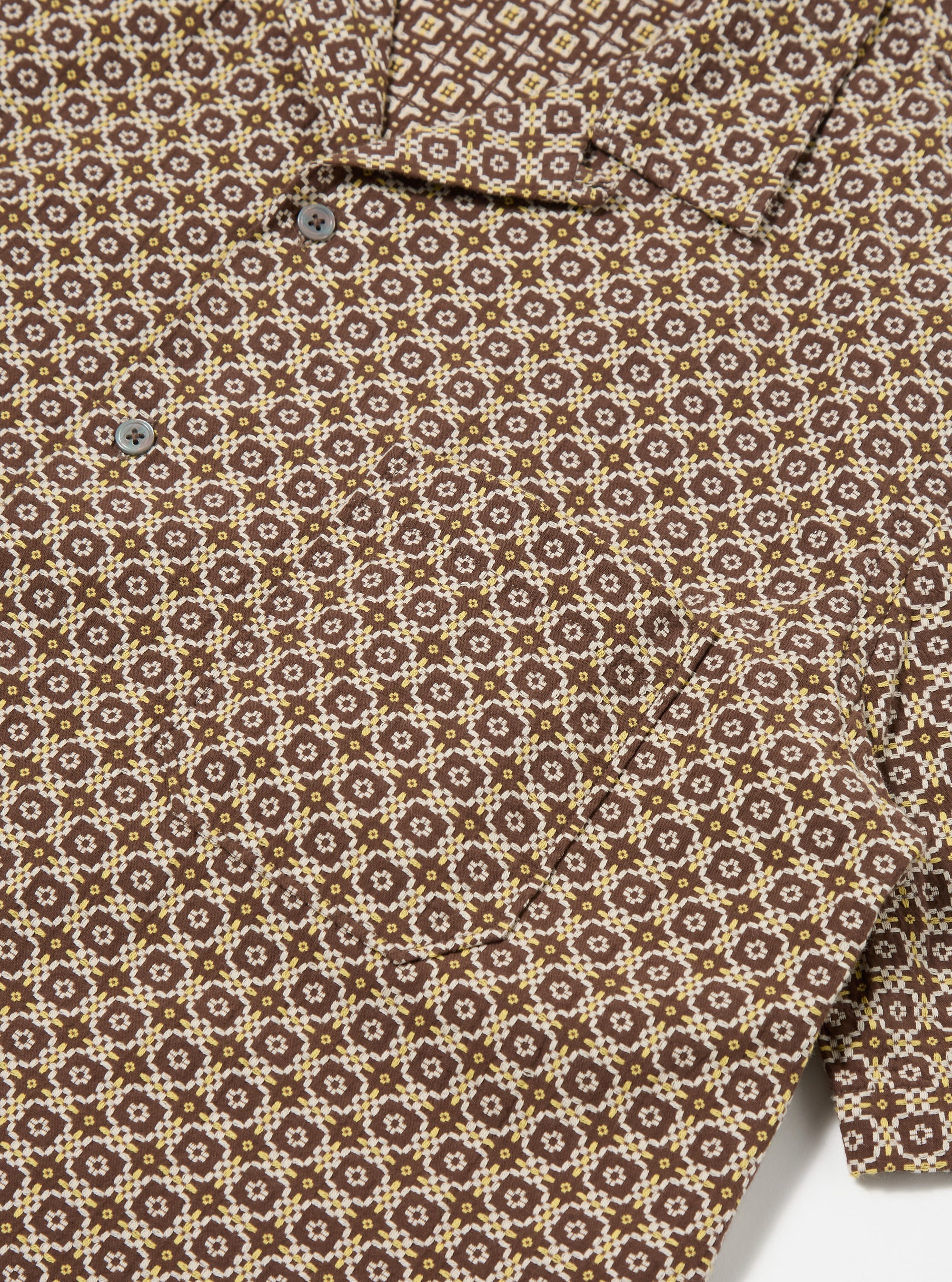 Road Shirt in Brown Tile