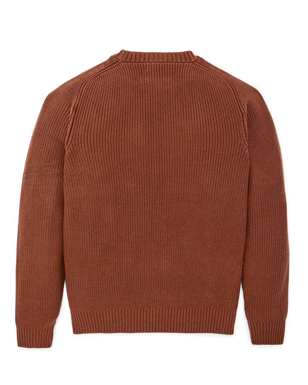 Vintage Cotton Crewneck Sweater in Rust
