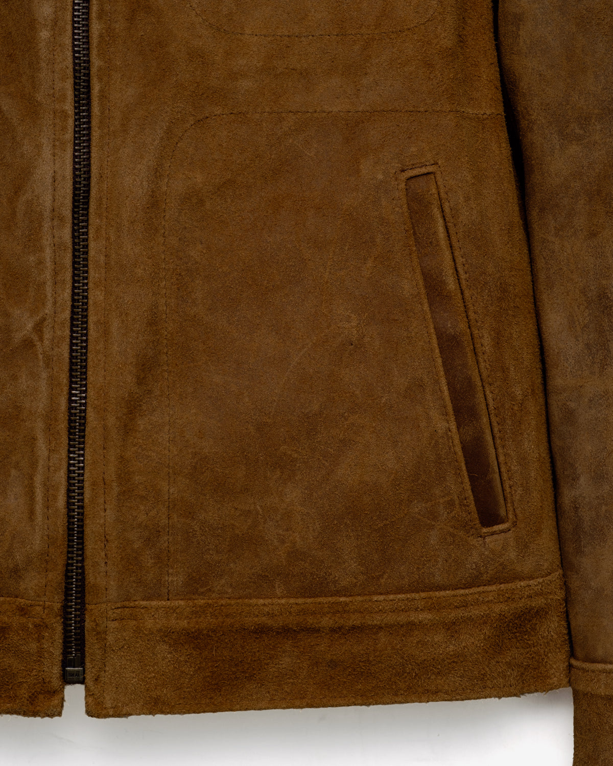 370 "Duke" Suede Unlined Rough Out Cowhide Jacket