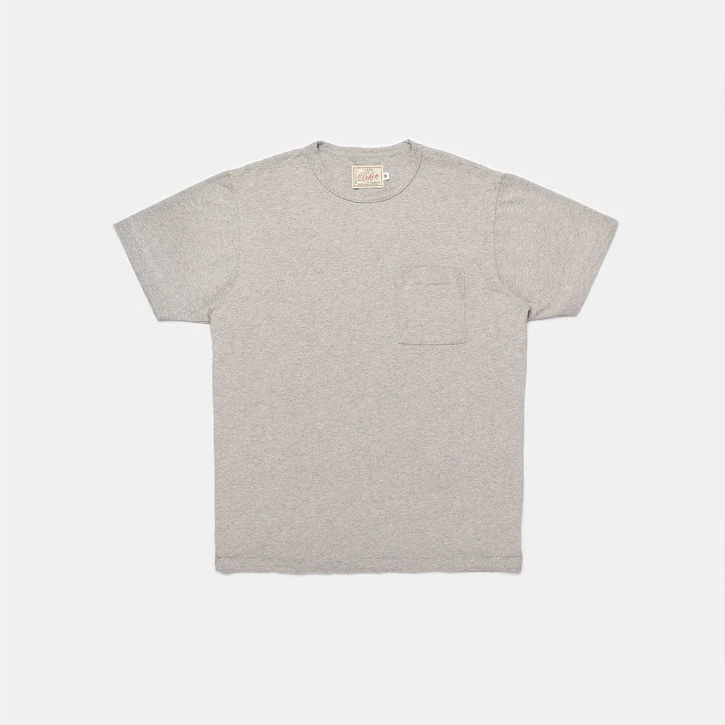 Heavy Duty Single-Pocket Tee in Heather