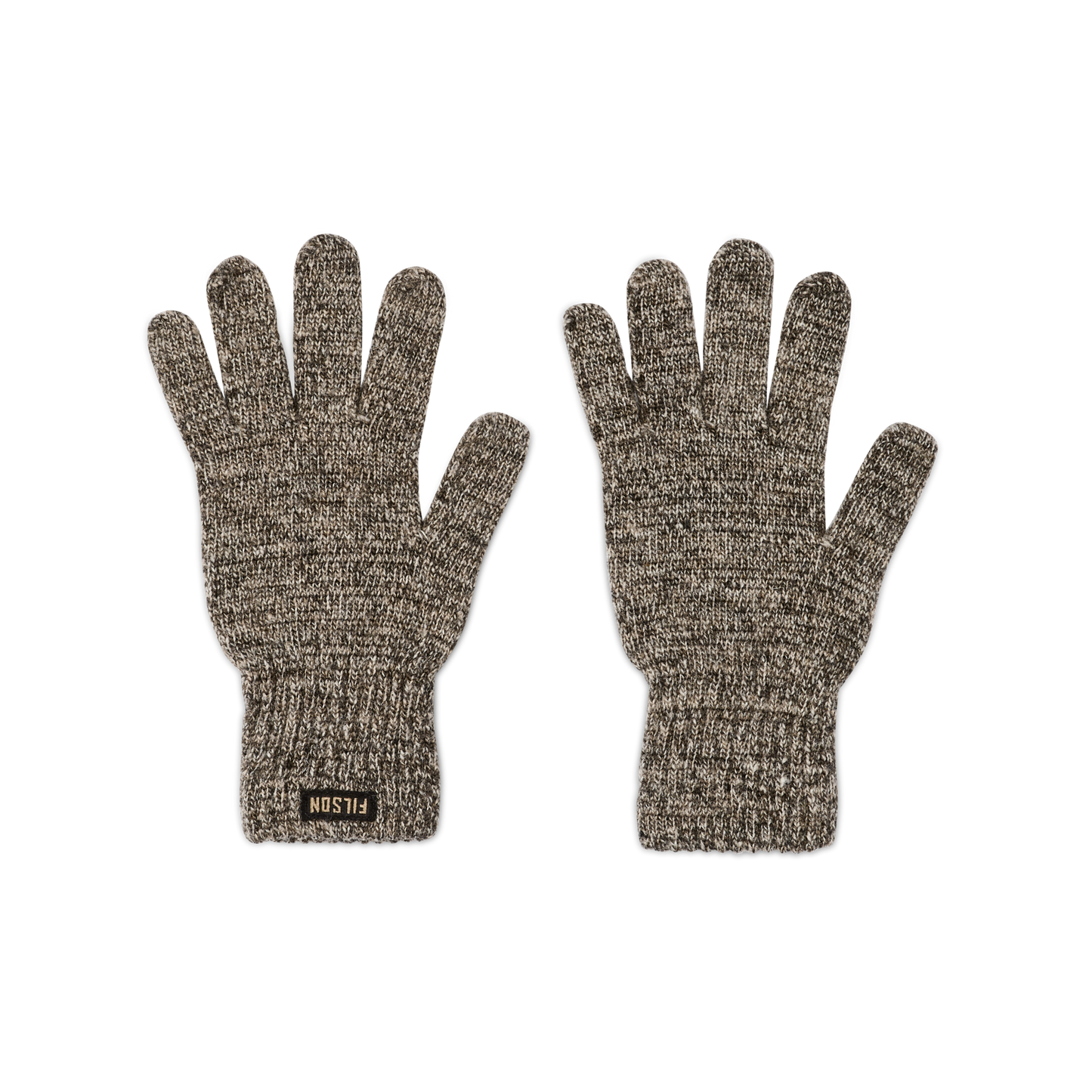 Full Finger Knit Gloves in Root Heather