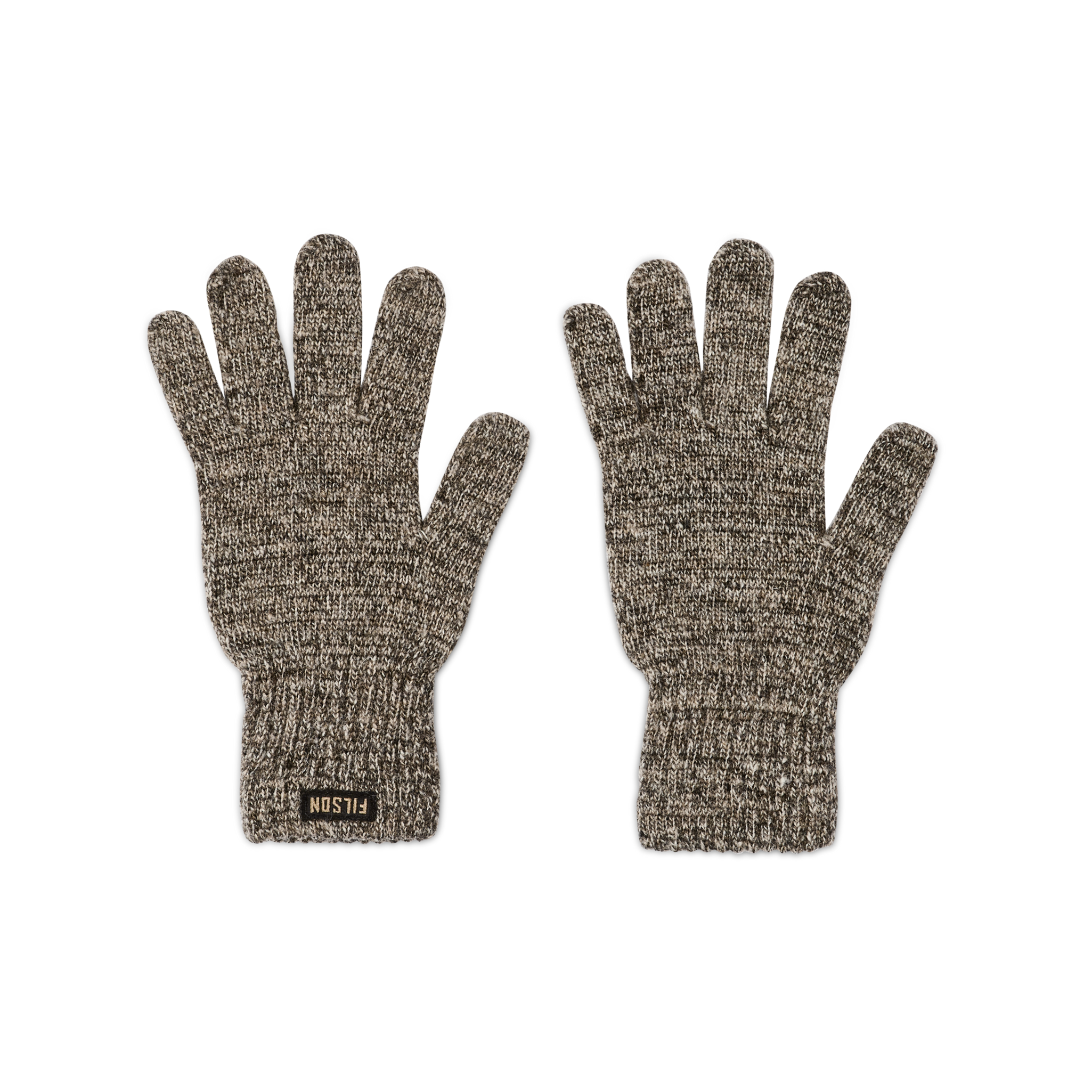 Full Finger Knit Gloves in Root Heather