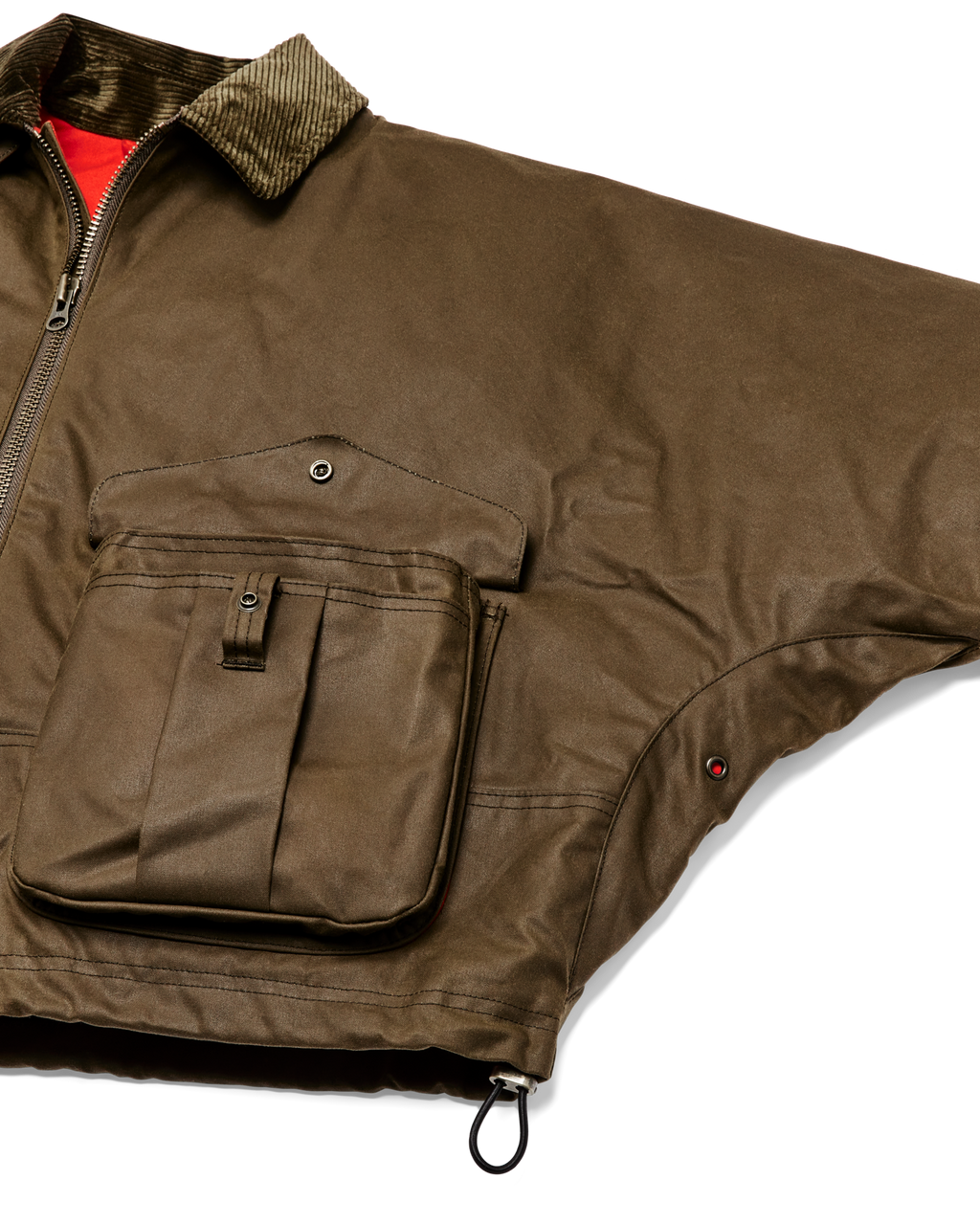 Women's Shelter Cloth Short Work Jacket in Dark Tan