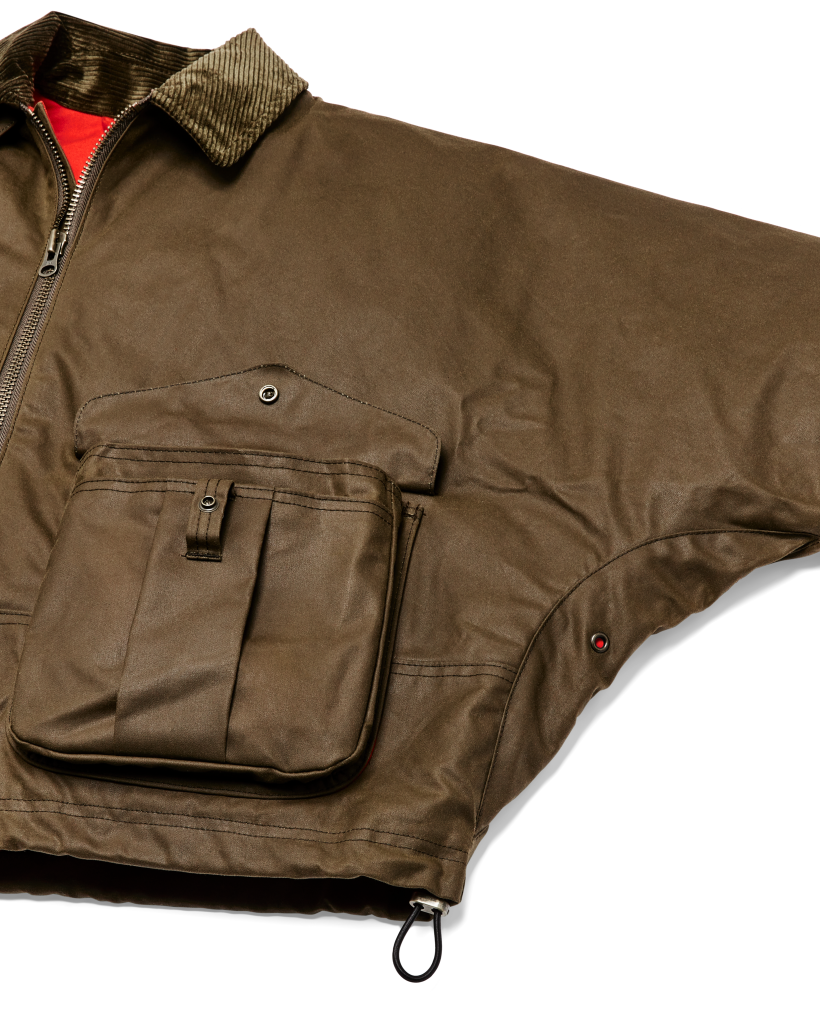 Women's Shelter Cloth Short Work Jacket in Dark Tan