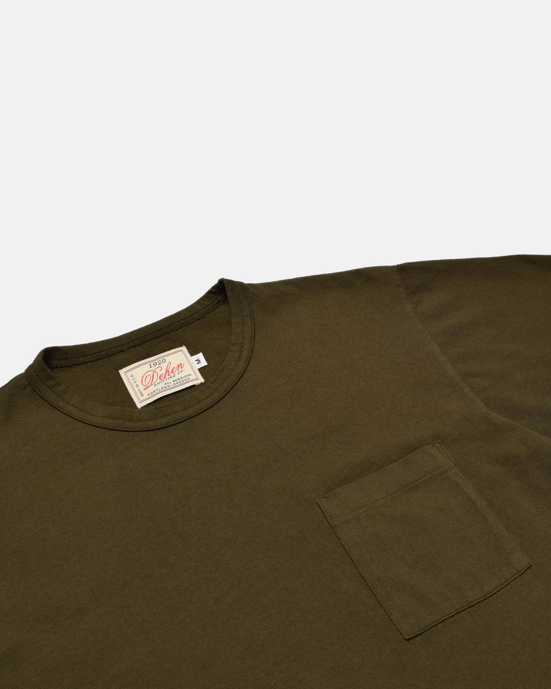 Heavy Duty Long Sleeve Pocket Tee in Loden