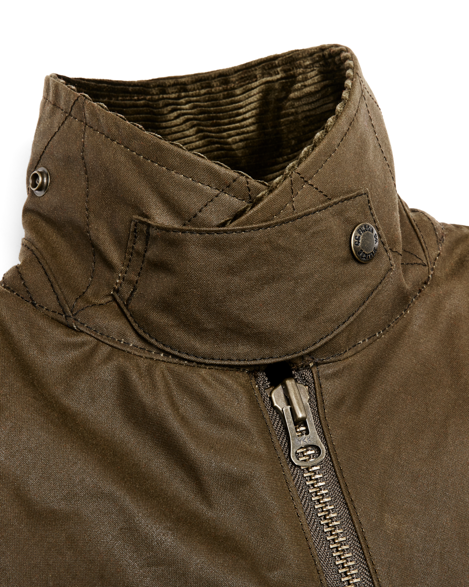 Women's Shelter Cloth Short Work Jacket in Dark Tan