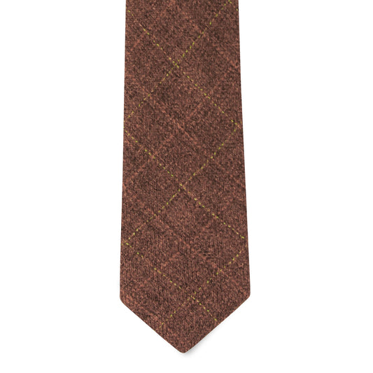 The Ladd Brick Red Tie