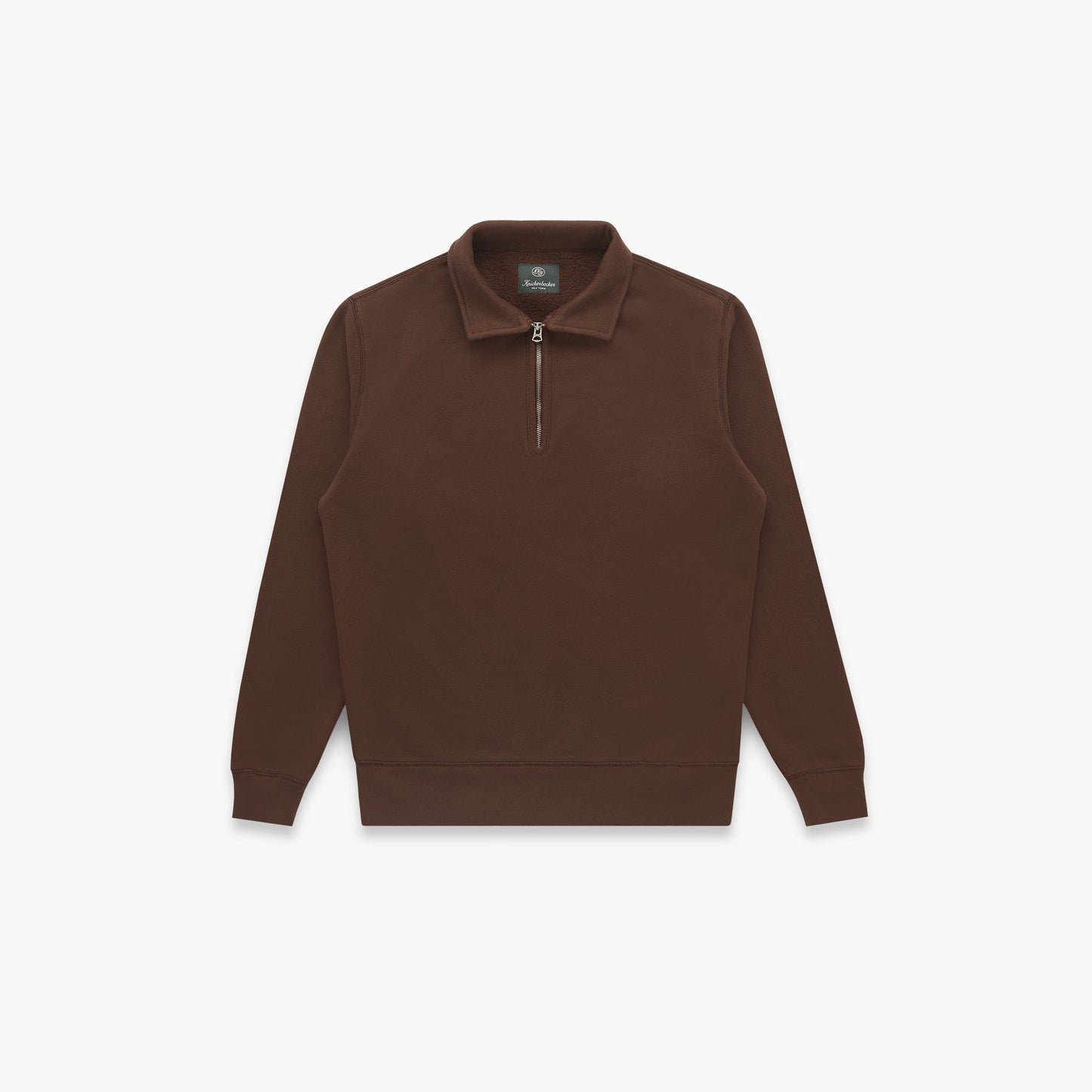 50's Quarter Zip in Brown