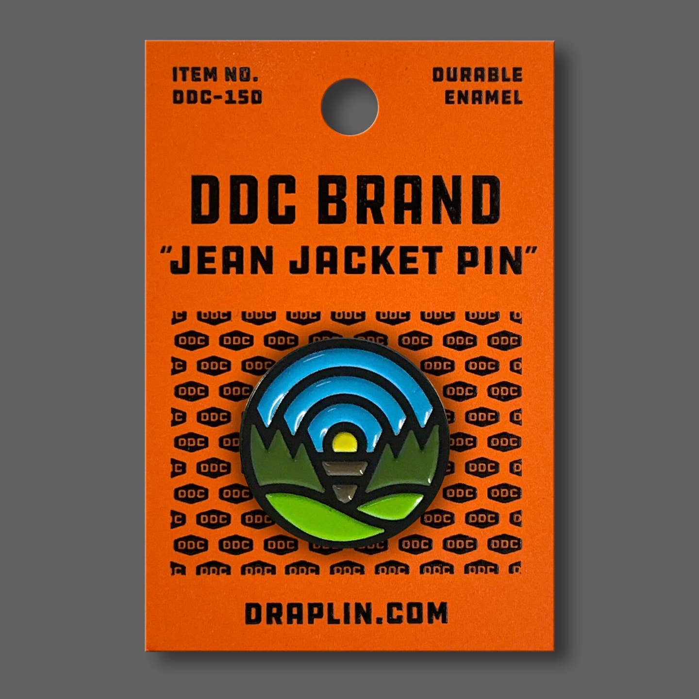 DDC-156 Wilds Enamel Jean Jacket Pin