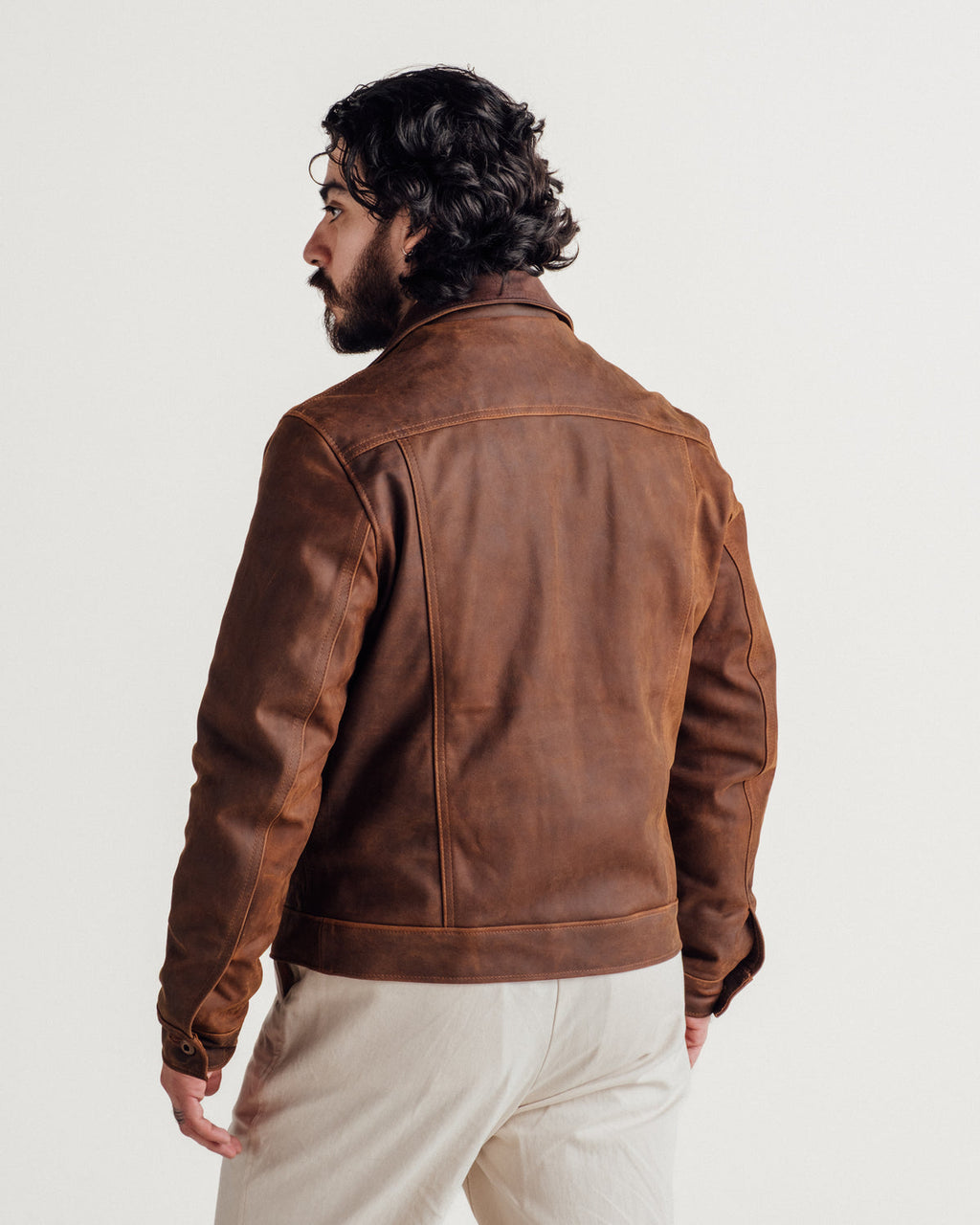 538 Nubuck Cowhide Rancher Jacket