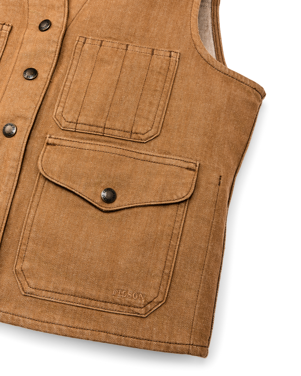 Archive Cruiser Vest in Harvest Tan