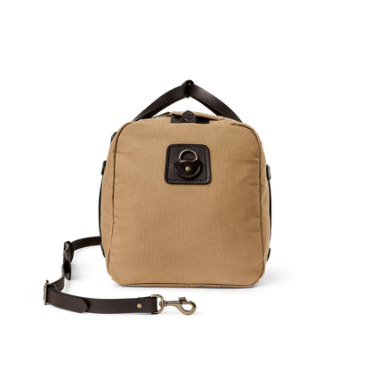 Medium Rugged Twill Duffle Bag in Tan