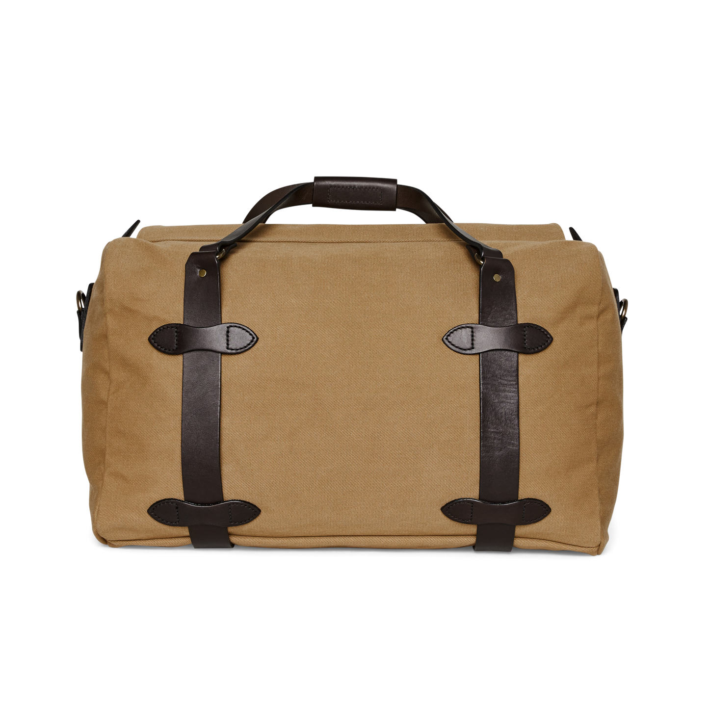 Medium Rugged Twill Duffle Bag in Tan