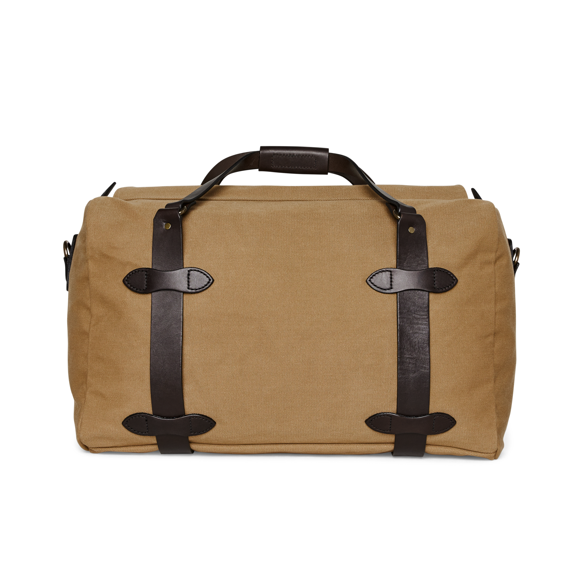 Medium Rugged Twill Duffle Bag in Tan