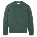 Vintage Cotton Crewneck Sweater in Juniper