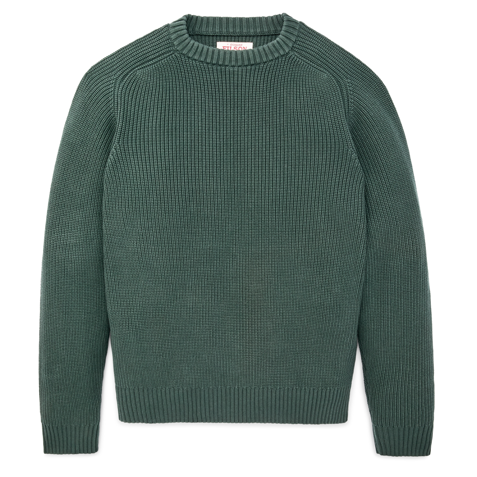 Vintage Cotton Crewneck Sweater in Juniper