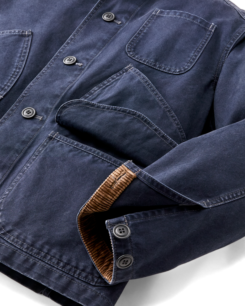 Canvas Outfitter Jacket in Blue Mussel