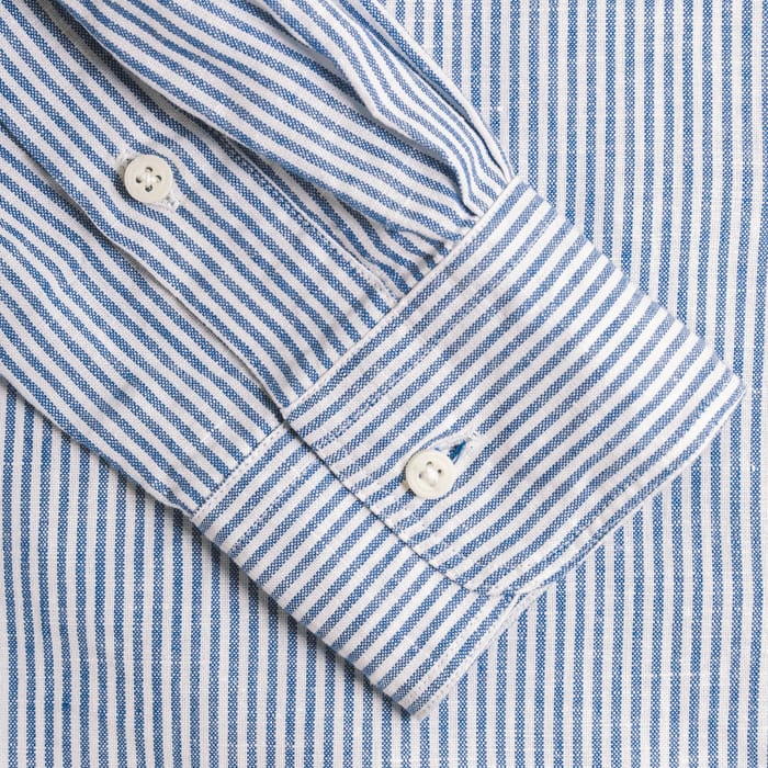 Blue Stripe Linen