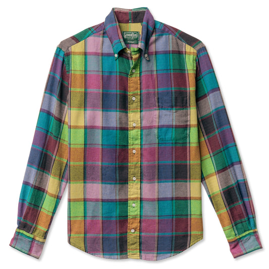 Multi-Colored Plaid Flannel