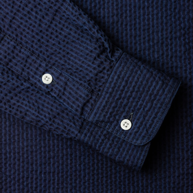 Indigo Seersucker