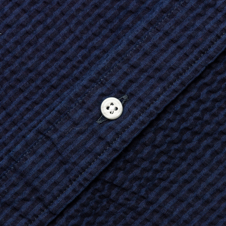 Indigo Seersucker