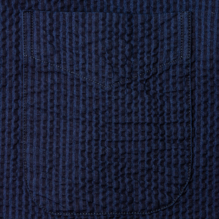 Indigo Seersucker
