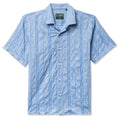 Camp Shirt in Blue Japanese Dobby Stripe