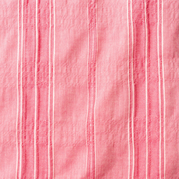 Pink Japanese Dobby Stripe Camp Shirt