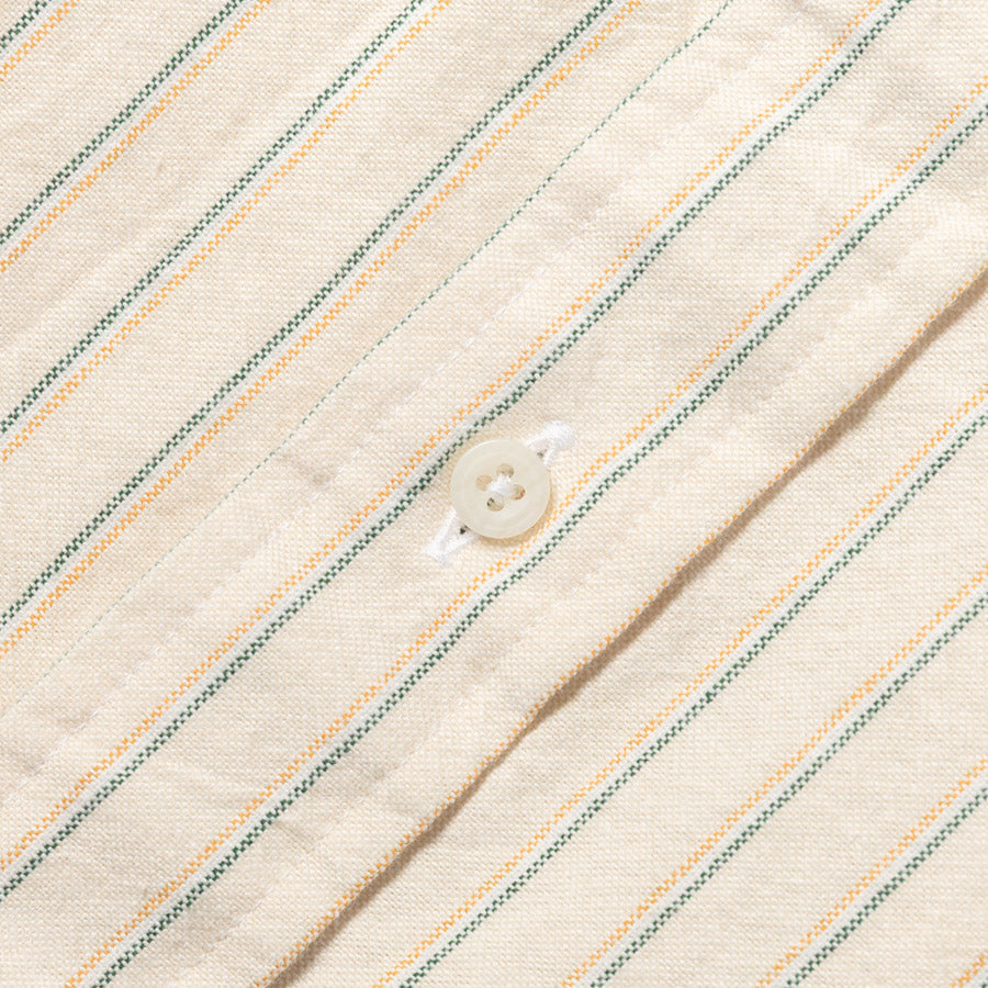 Striped Japanese Oxford in Tan