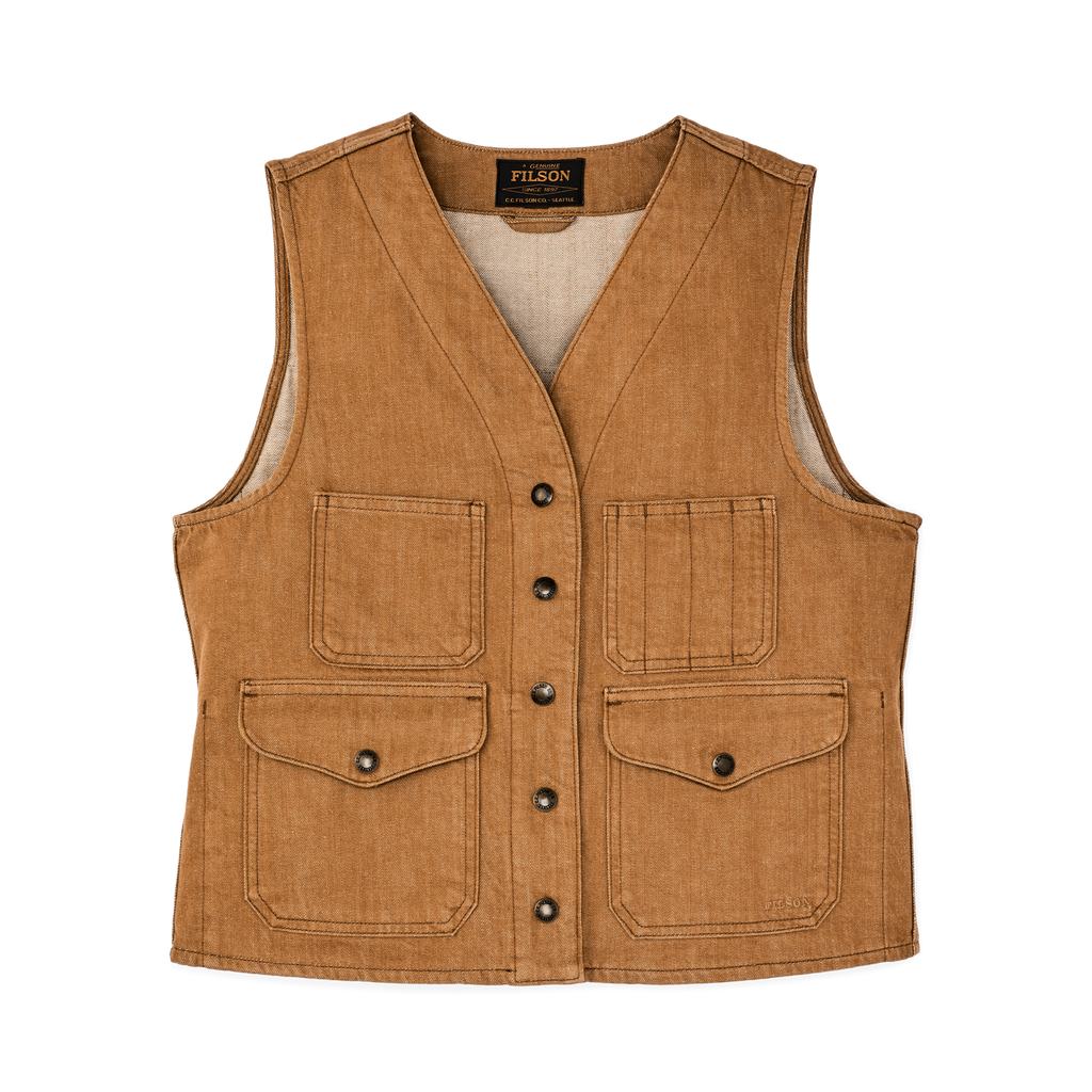 Archive Cruiser Vest in Harvest Tan