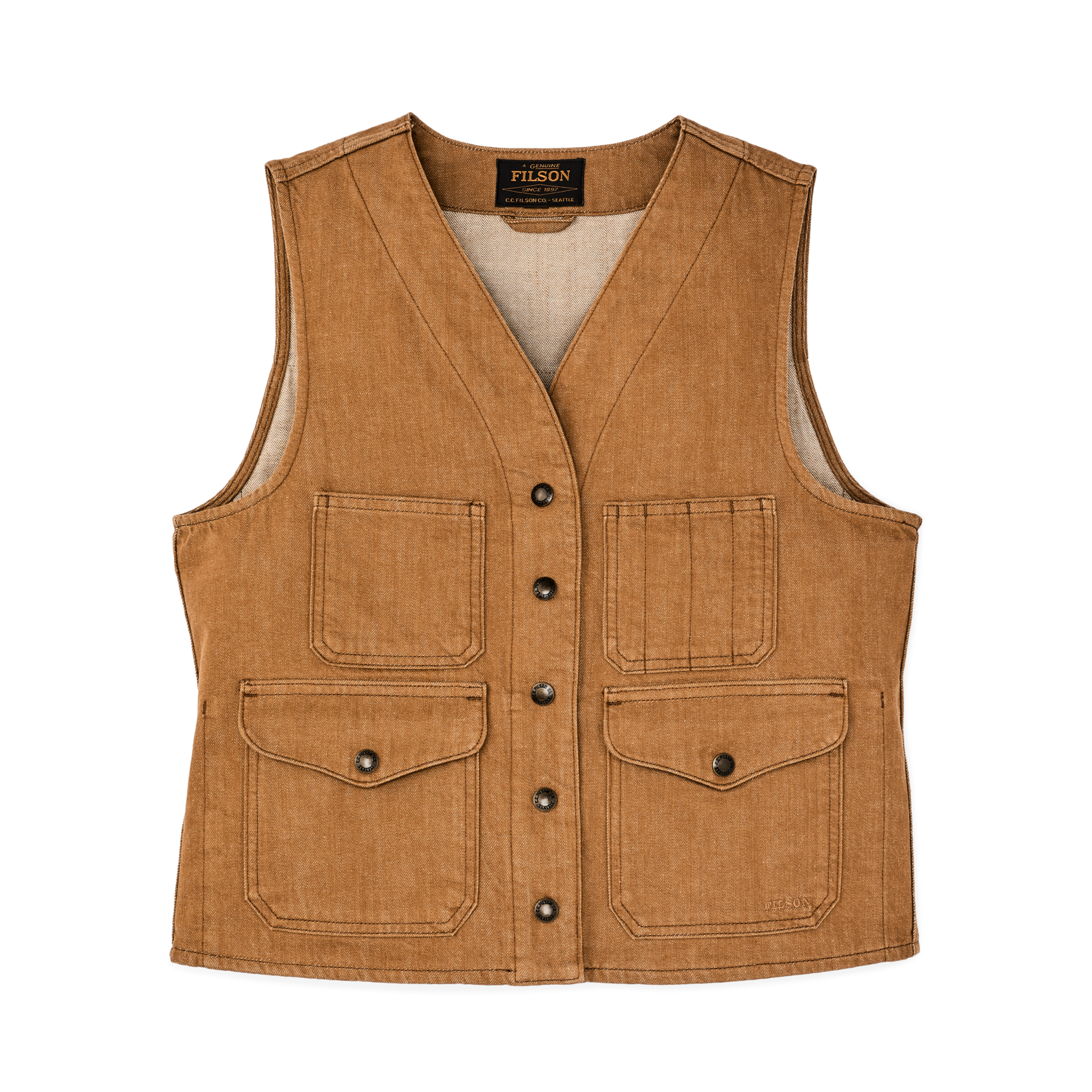 Archive Cruiser Vest in Harvest Tan