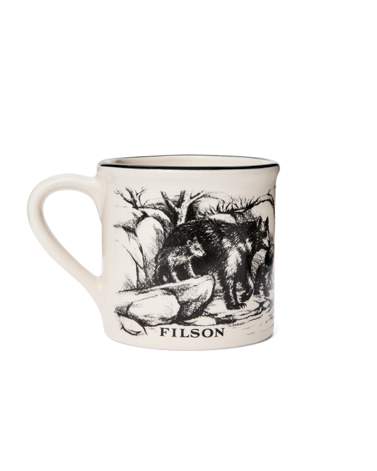 Stoneware Mug in Bears