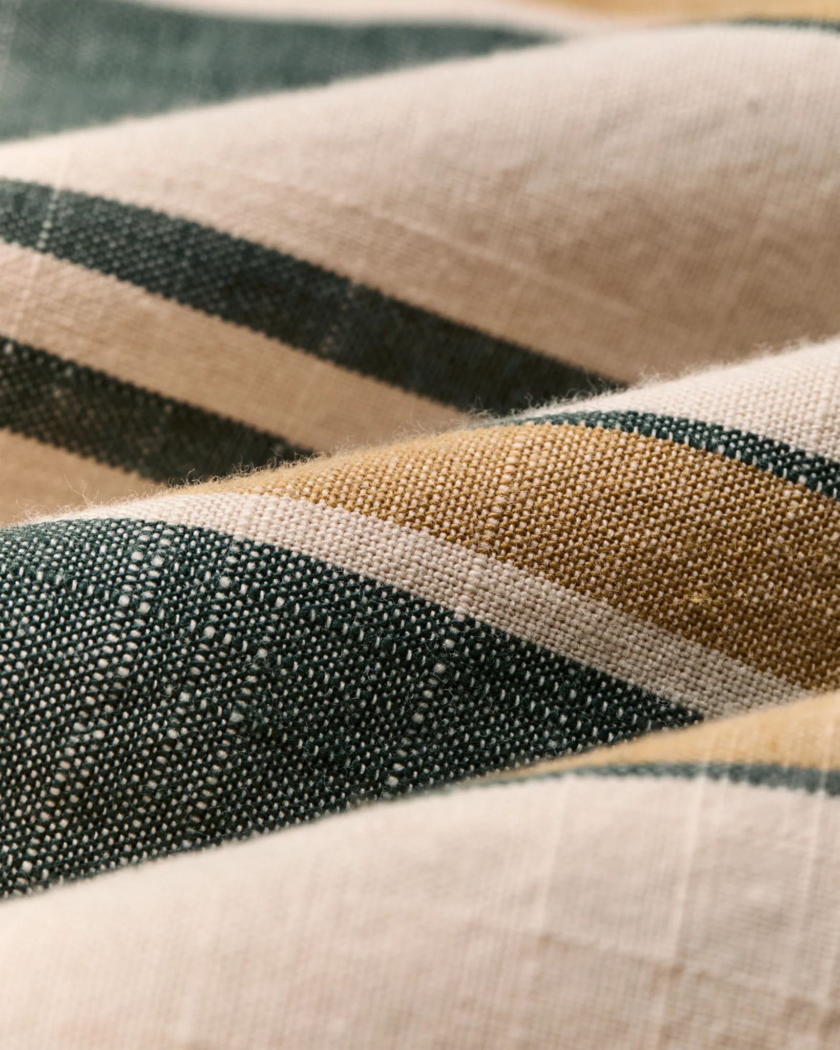 Chambray Camp Shirt in Natural and Khaki