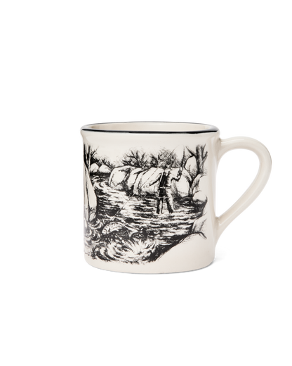 Stoneware Mug in Bears