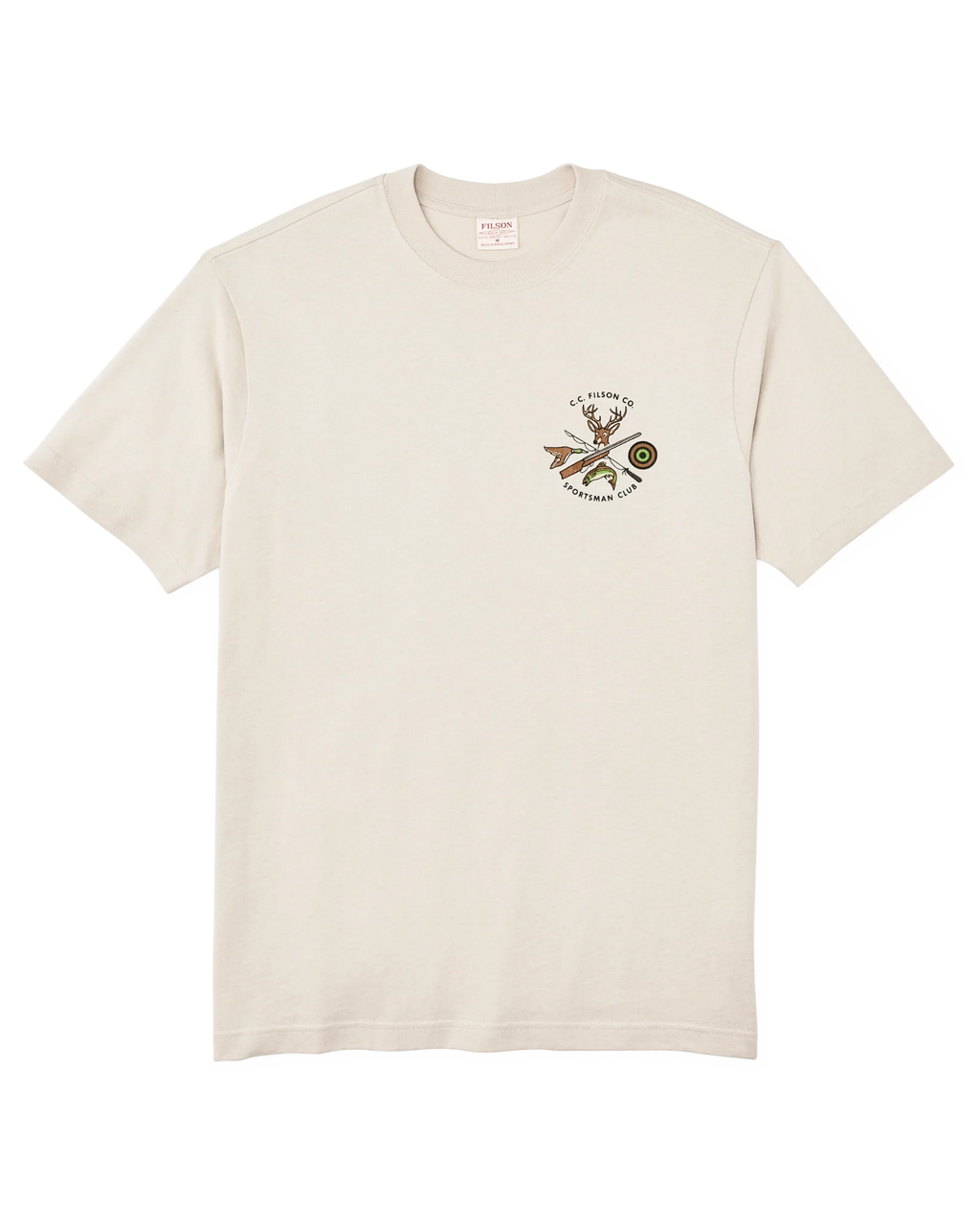 Frontier Sportsman Club Cliff Gray Graphic T-Shirt