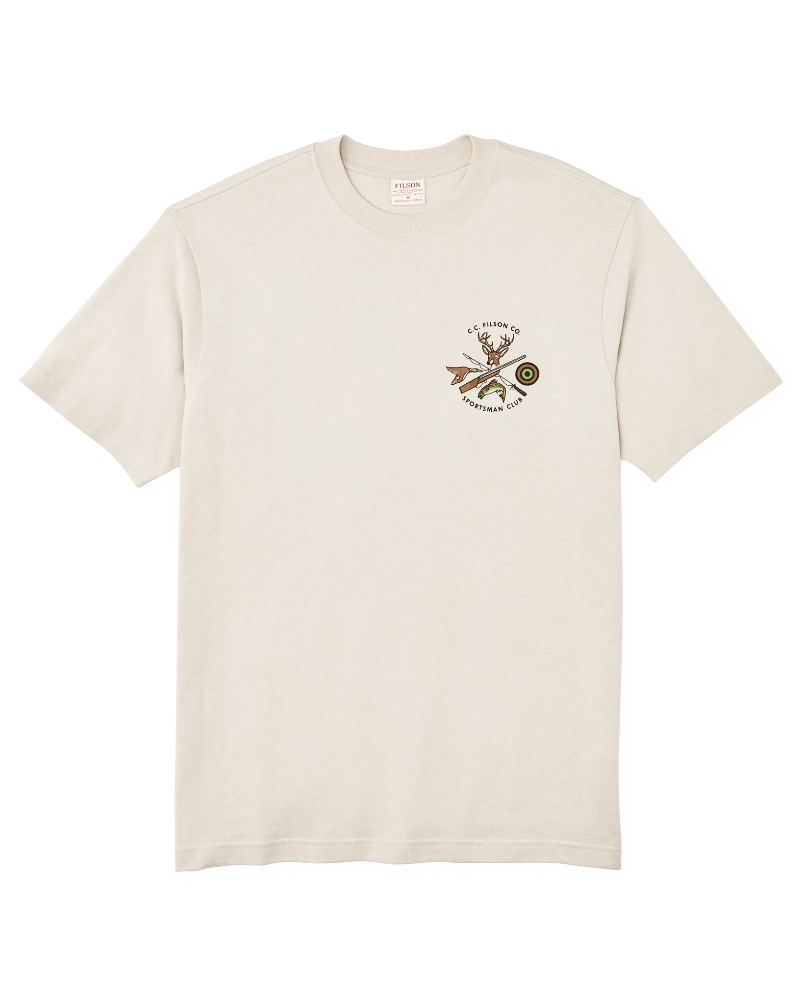 Frontier Sportsman Club Cliff Gray Graphic T-Shirt